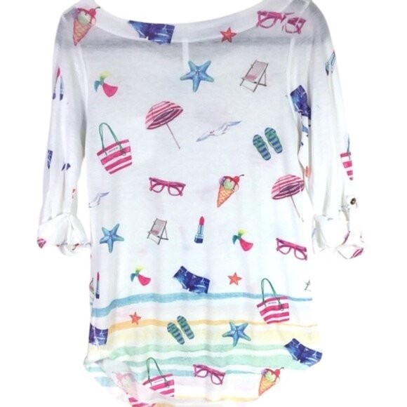 d.n.a. Couture Beach Sun top cover up size medium - Picture 2 of 5